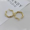 [Mesaro] Cute Earrings, Women's, Hypoallergenic, Silver, Swaying, Accessory, Present, Popular,