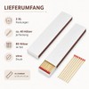 jameitop 2 XL Packs of Matches Without Print/White Boxes for