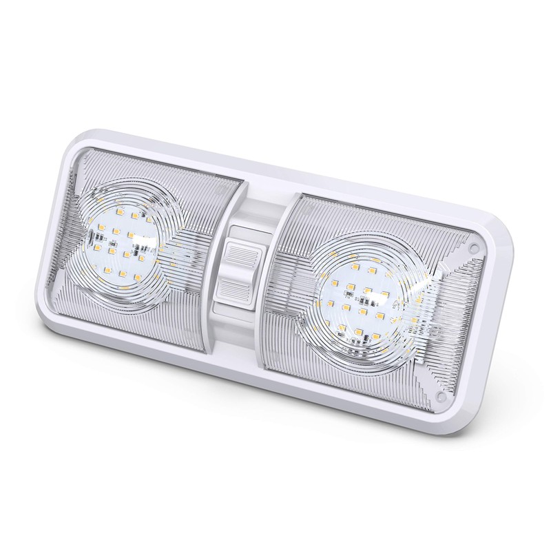 Leisure LED 4 Pack RV LED Ceiling Double Dome Light