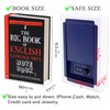 Deversion Book Safe Storage Box with Real Pages Combination Lock