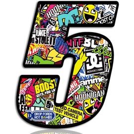 Biomar Labs® Race Number Car Moto Vinyl Sticker Bomb Sticker Bomb Motorcycle Motocross Motorsport Racing Number Tuning (5)