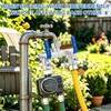 2 Way Garden Hose Splitter, 304 Stainless Steel T Valve,
