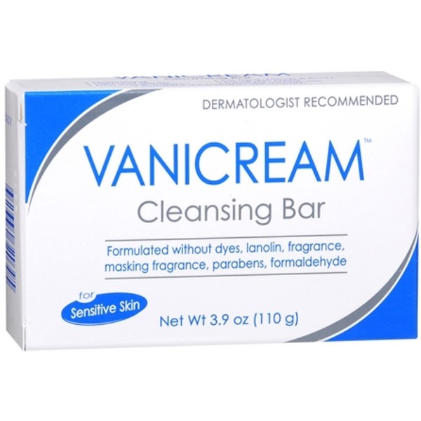 Vanicream Cleansing Bar for Sensitive Skin 3.90 oz (Pack of 8)
