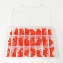 orurudo fishing gear hook cover set of 100 plastic case no. 4 (small) qb500021a02n0