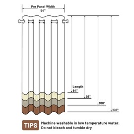 ShadeMart Outdoor Curtains 300 GSM for Patio, Waterproof Outside Curtains Premium Weatherproof Privacy Curtains for Porch Pergola Deck Backyard, 54W x 100L inch, Blue, 2 Panels