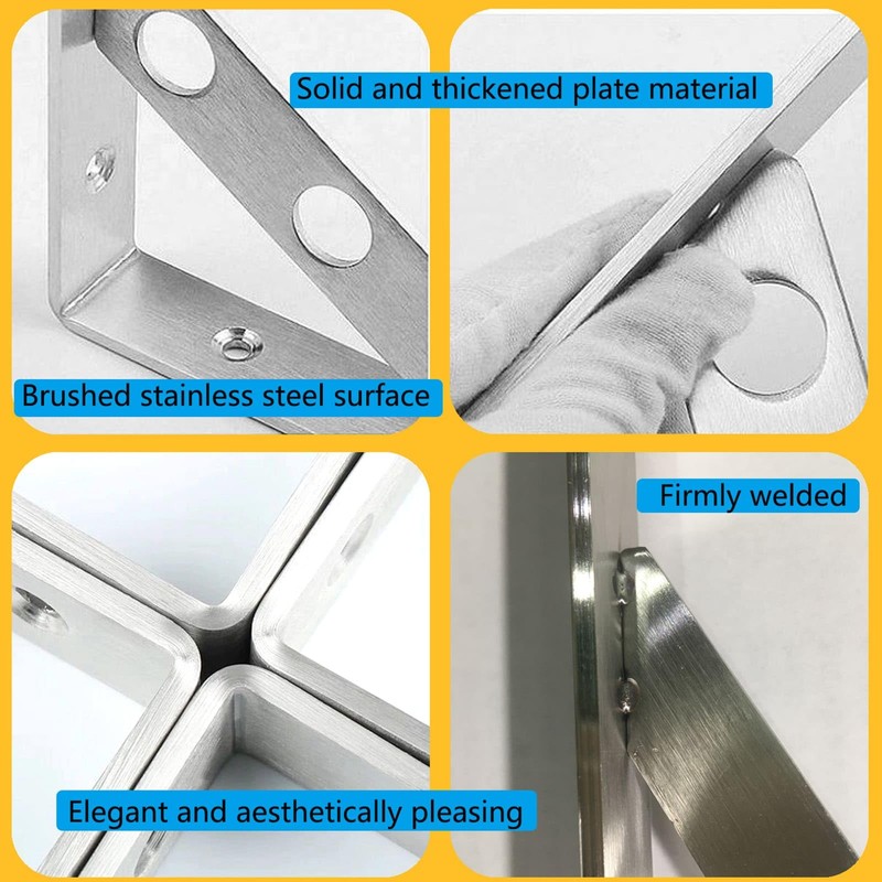 Heavy Duty Shelf Bracket,Welded Bracket,Stainless Steel Solid Shelf Brackets,Shelf Support