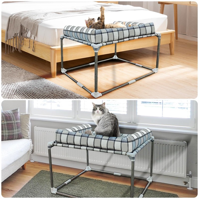 Bedside Cosleeper Pet Dog Bed - Dog Beds with Pillow