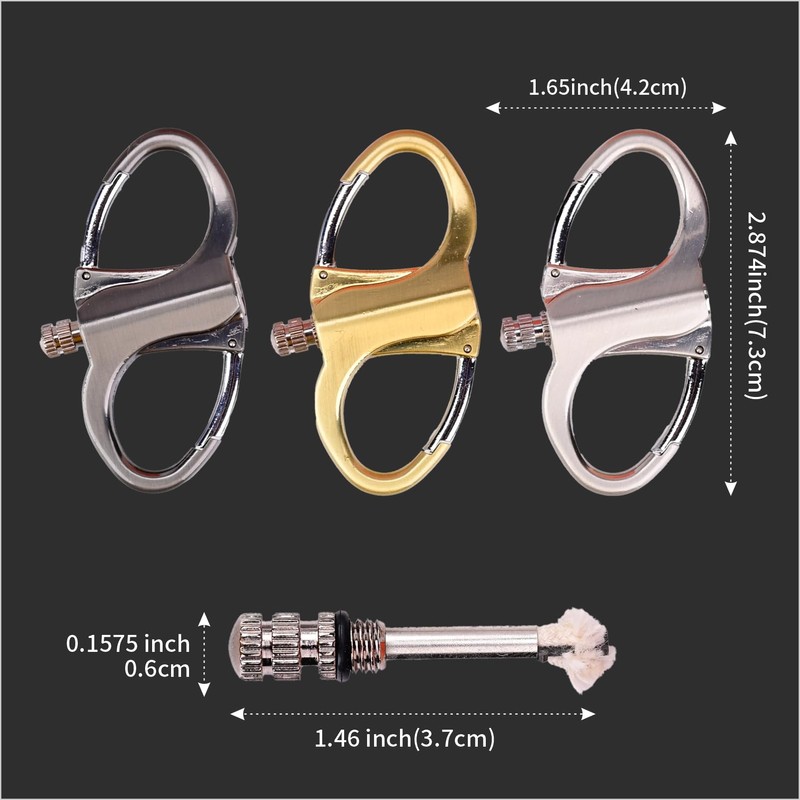 Keychain Lighter, Permanent Match Infinity Lighter, Reusable Waterproof Match Strike