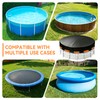 15 FT Round Pool Cover, Heavy Duty PE, Waterproof with