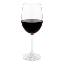 Restaurantware-16 Ounce Pinot Noir Wine Glasses, Set Of 12 Stemmed Crystal Wine Glasses - For White or Red Wines, Laser-Cut Rim, Fine-Blown Crystal Burgundy Glass, Dishwashable Stemware