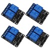 GTIWUNG Pack of 4 2 Channel Relay Module 12 V