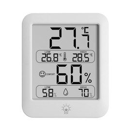 Houdian Digital Room Thermometer, Indoor Hygrometer with Comfort icon,Room Thermometer Temperature Monitor and Humidity for Home Office (6054)