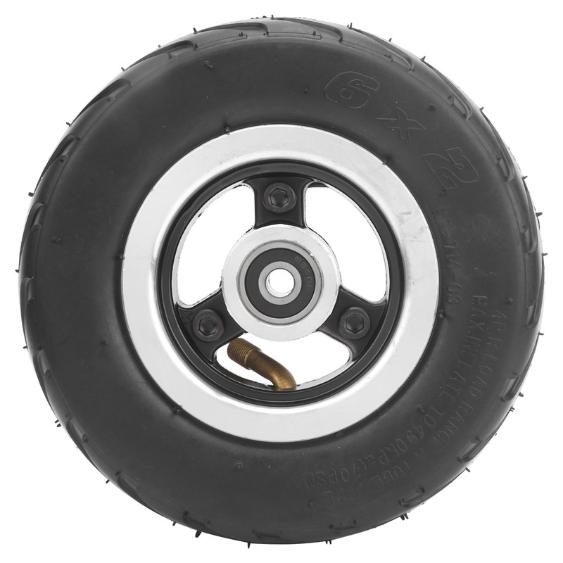 6x2 Pneumatic Wheel Inflatable Air Tire with Aluminum Alloy Hub