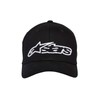 Alpinestars mens Blaze Flexfit Hat Baseball Cap, Black/Black, Small-Medium US