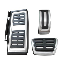 KACEPAR Brake Gas Accelerator Rest Pedal Cover, Anti-Slip Accelerator Foot Pedals Covers