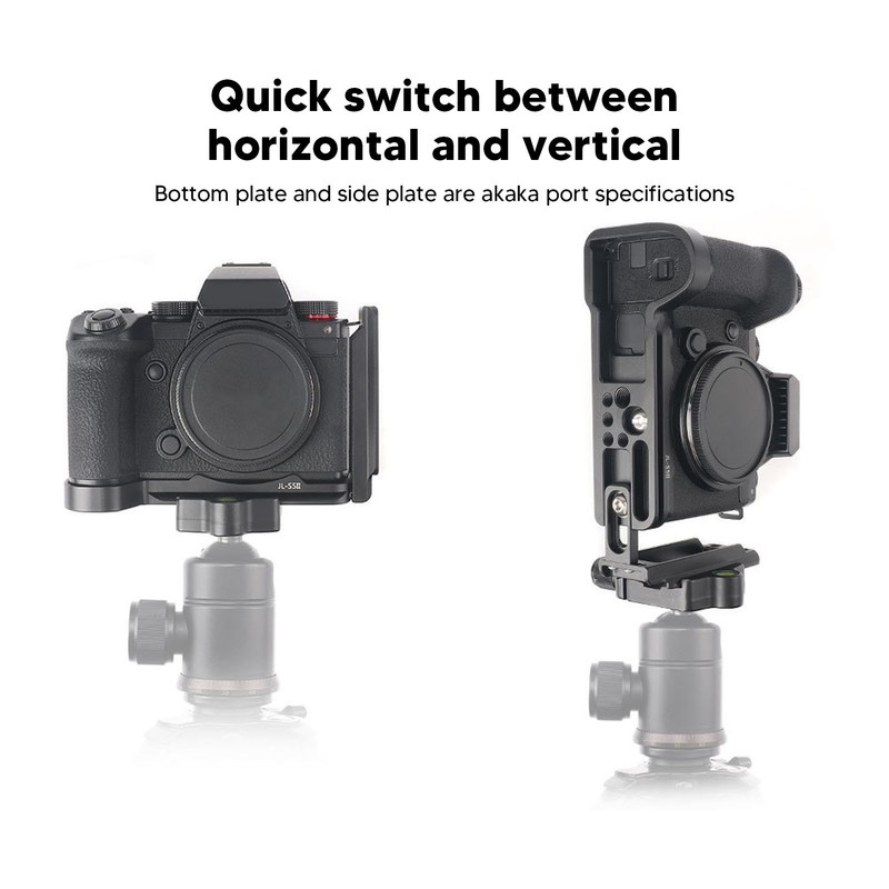Camera L Bracket Quick Release Vertical Horizontal Switching Tripod Plate