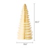 Holiday Time 35 inch Tall Paper Honeycomb Christmas Tree Decoration
