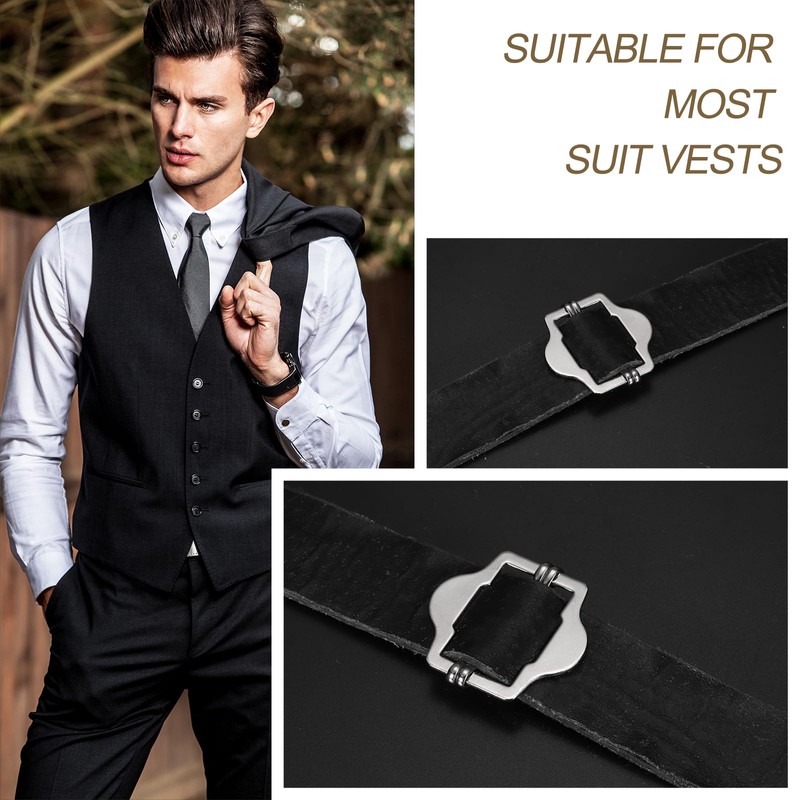 sourcing map 8Pcs Metal Adjuster Slide Buckles, 30mm Webbing Strap