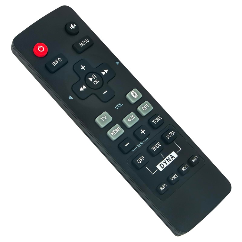 VINABTY Replacement Remote Control Suitable for Teufel Cinebar Duet Soundbar