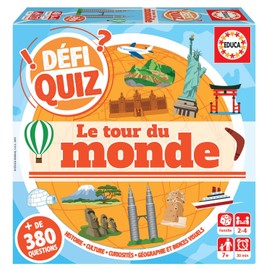 Educa Borrás Defi Quiz-Le Tour du Monde Board Game, 18156