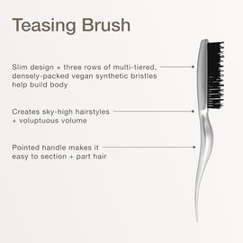 Paul Mitchell Pro Tools Teasing Brush, Cepillo con Mango de Cola para Cardado, Levantar y Crear Volumen, Ideal para Todo Tipo de Cabello