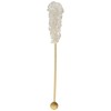 White Pure Cane Sugar Swizzle Stick - Rock Candy on
