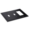 Modern Edge Decorative Wall Plate Switch Plate Outlet Cover, Durable