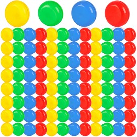 100 Pcs Mini Yo Yos Bulk 1.4 inch Assorted Colors Plastic Beginner Yoyo Ball Toys for Birthday Party Favors Classroom Rewards Carnival Prizes Goodie Bag Fillers, 4 Colors