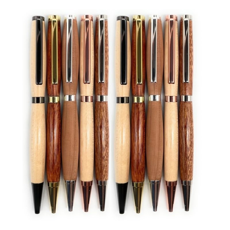 Slimline Pen Kit for Wood Turning || 10 Pack with