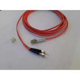 corning US  MADE  SMA to LC  Multimode  62.5/125  Fiber Optic cable 2M