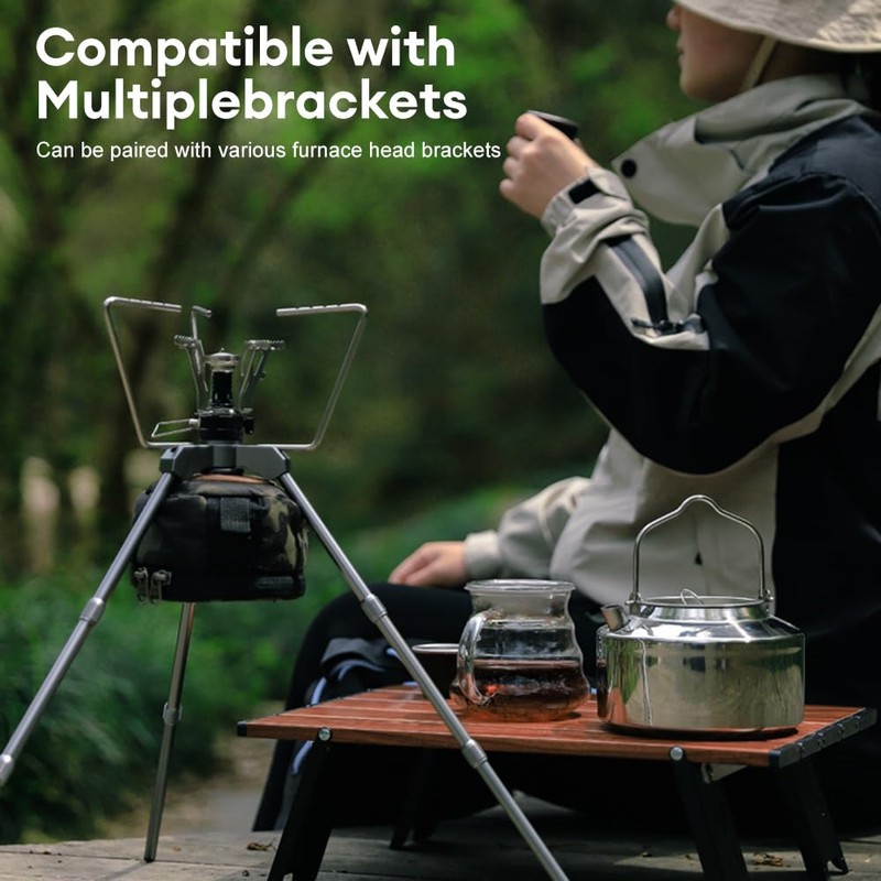 Camping Stove Portable Windproof Camping Gas Stove with Carry Case,