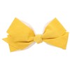 7 inch Canvas Hair Bow-Yellow