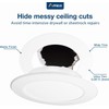 Amico 24 Pack Goof Rings for 6 Inch Recessed Lights,