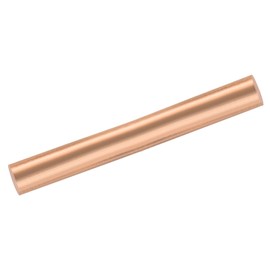 sourcing map 1 Pack Pure Copper Round Rod 16mm/0.63 Inch Diameter 224mm/8.82 Inch Length Solid Copper Rod Lathe Bar Stock for DIY Metal Craft Metal Working Hobbies