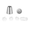 thermohauser Russian nozzles set (stainless steel), 8 pieces, diameter 26.75