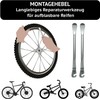 Bicycle Inner Tube 28 Inch Set, Compatible with Continental &