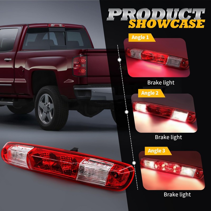 Jecoupoon 3rd Third Brake Light Cargo Lamp High Mount Stop