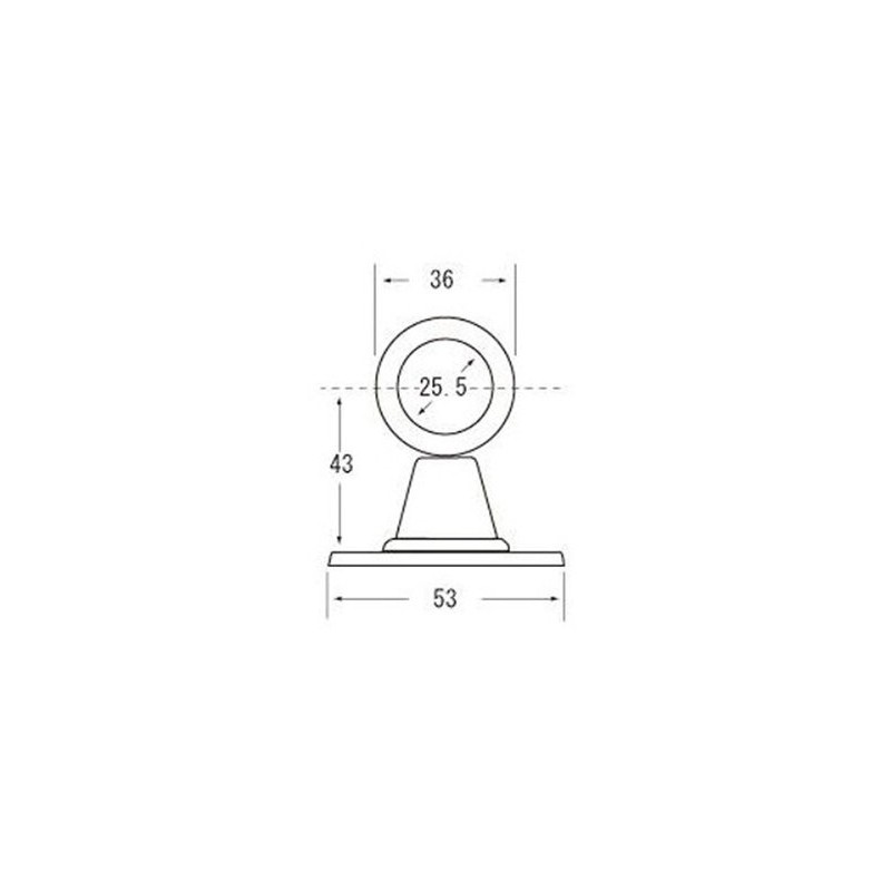 High Logic 37107 Stainless Steel Bracket (Genko), 1.0 inch (25