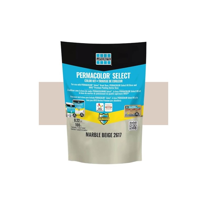 Permacolor Select Grout Color Kit - Marble Beige