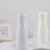 Reusable Plastic Flower Vase Imitation Ceramic Decorative Container for Flower