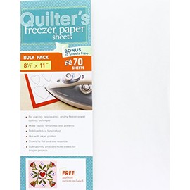 C&T Publishing CTP20315 70 Piece Quilter's Freezer Paper Sheets, 8.5" x 11"