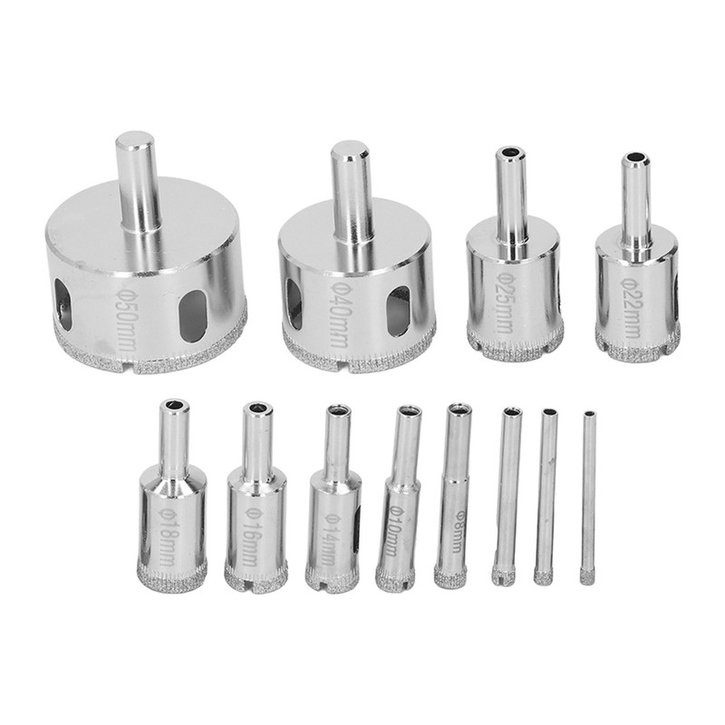 Round Shank Emery Hole Saw Bit Kit Robust High Speed