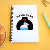 CafePress Mama Bear Trans Spiral Bound Journal Notebook, Personal Diary,