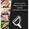 Olihpyyut Stainless Steel Peeler with Swivel Blade and Spring Design,