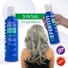 Shampoo Matizador Y Tratamiento Para Platinar Canas Y Mechas