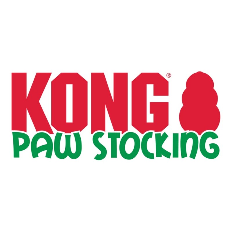 KONG Holiday Stocking Paw L 26.7 x 21.5 x 3.2