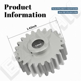 4162897 W10112253 Kitchen Stand Mixer Worm Gear for Whirlpool & KitchenAid Mixers 3K45, 3K5, 4K45, 4K5, 5K45, 5K5, 5KPM5, 5KSM150 Model & more, w/Accessories, Replaces 4161531, WPW10112253, 4169830