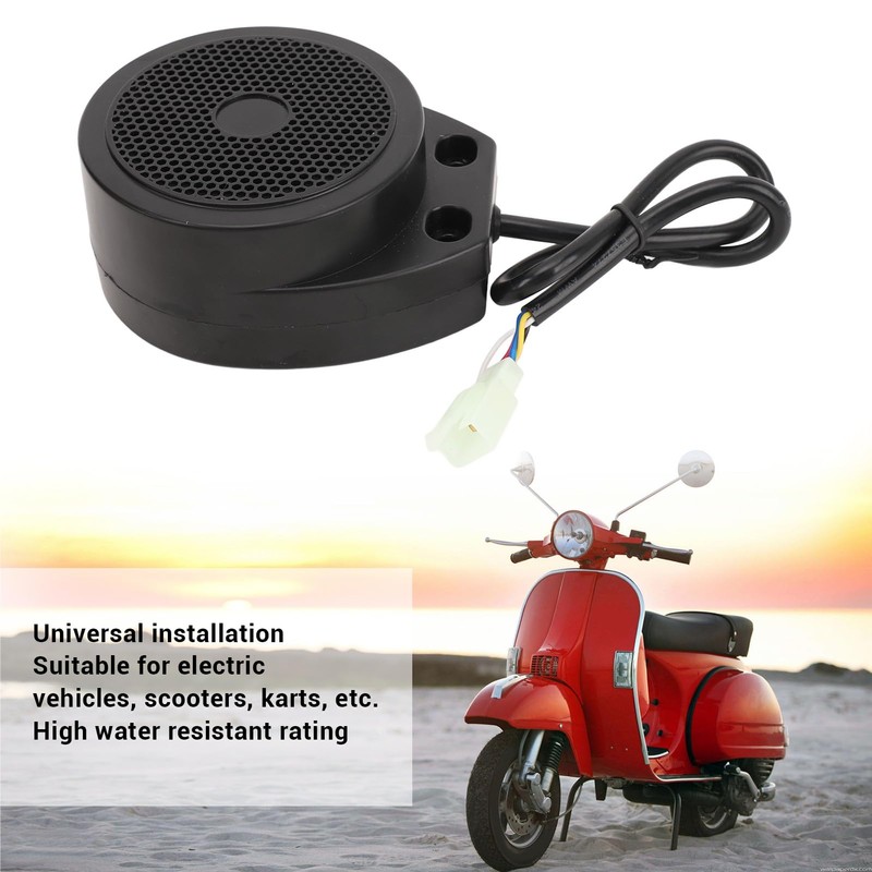 Akozon Motorcycle Engine Sound Simulator 110DB Universal DC12 to 80V
