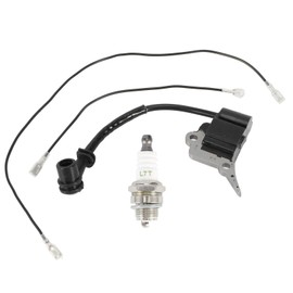 Joyzan Chainsaw Ignition Coil Ignition Module For Engine Anchor, Magneto Spark Plug Suppression, Replacement Parts, 2500 25cc, Timberpro Lawnflite Lawn Mower Engines, Upgrade Component, Maintenance,