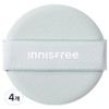 Innisfree no-sebum powder cushion puff, sky blue, 4 pieces / 이니스프리 노세범 파우더 쿠션 퍼프, 스카이블루, 4개